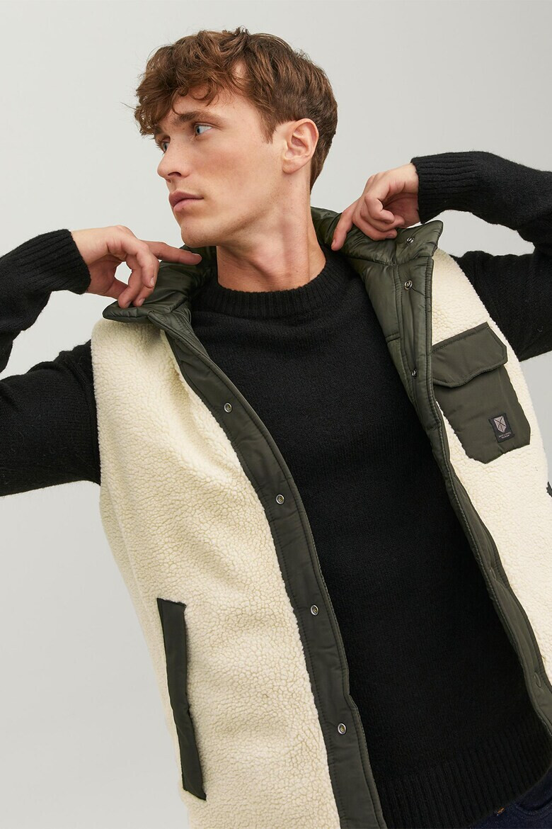 Jack & Jones Двулицев елек с джобове - Pepit.bg
