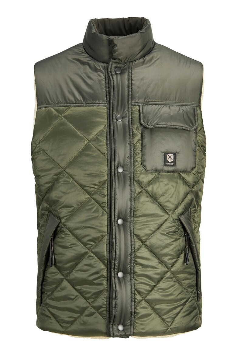 Jack & Jones Двулицев елек с джобове - Pepit.bg