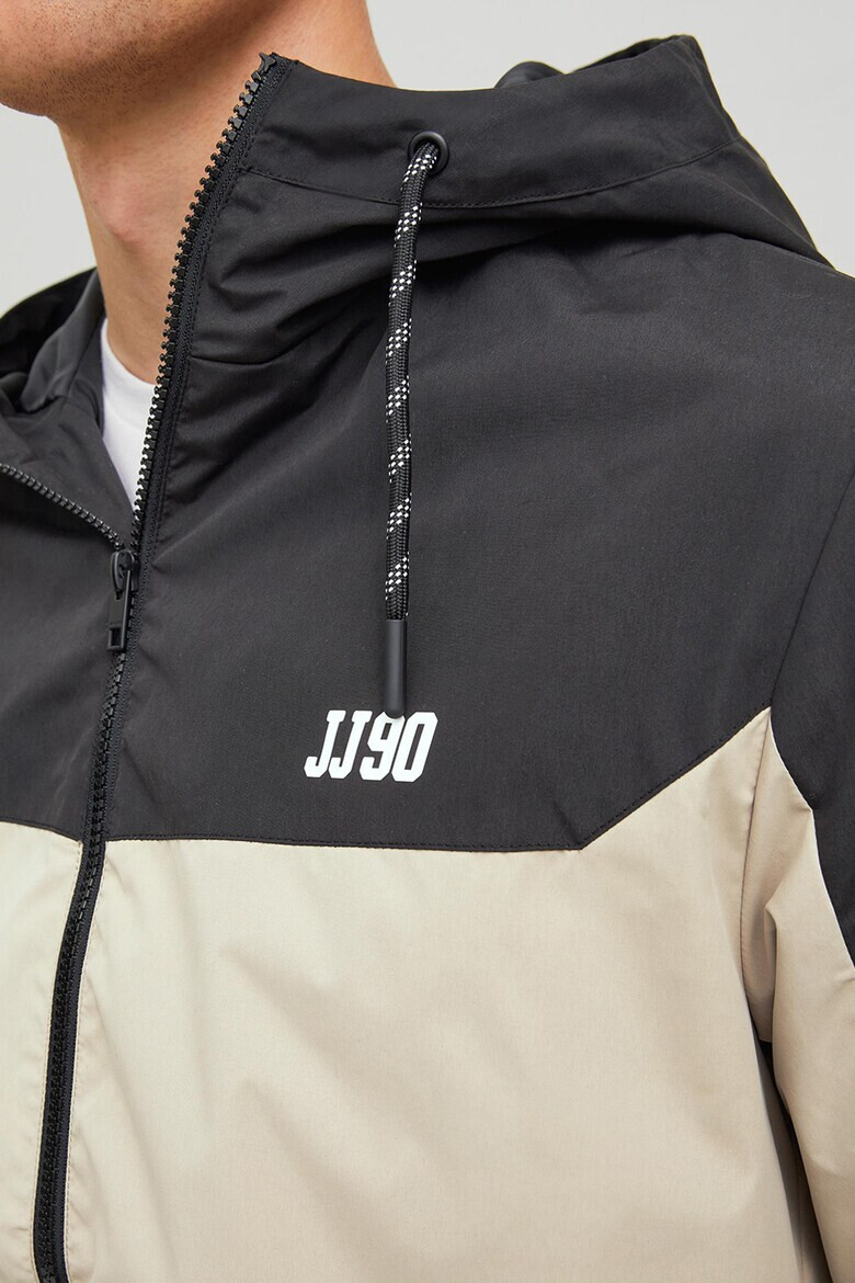 Jack & Jones Олекотено яке Dover с дизайн с цветен блок - Pepit.bg