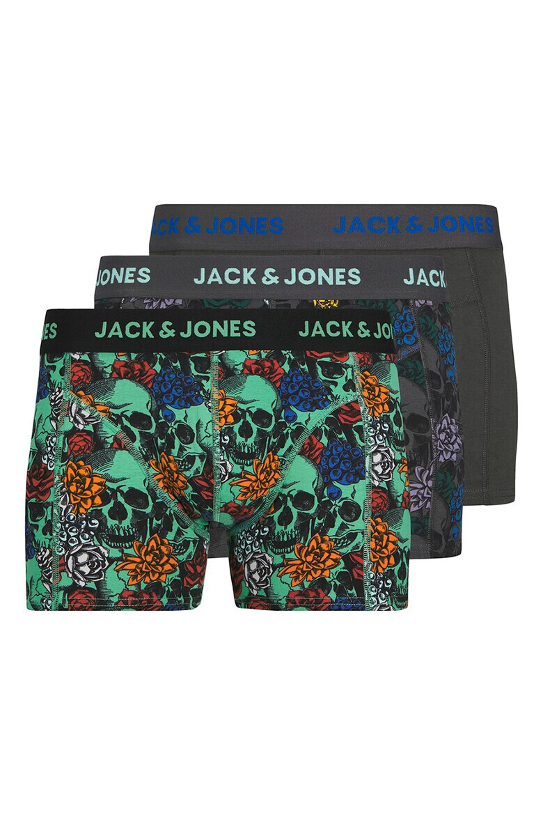 Jack  Jones Еластични боксерки - 3 чифта - Pepit.bg