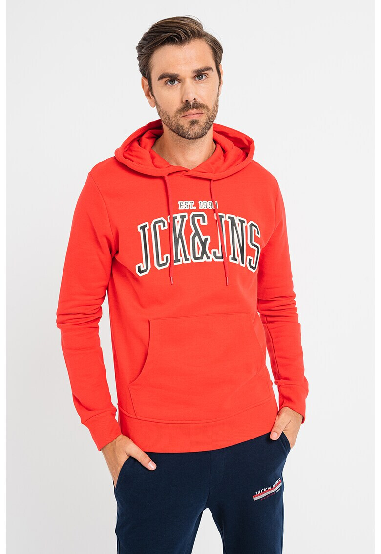 Jack & Jones Худи Cemb с джоб кенгуру - Pepit.bg