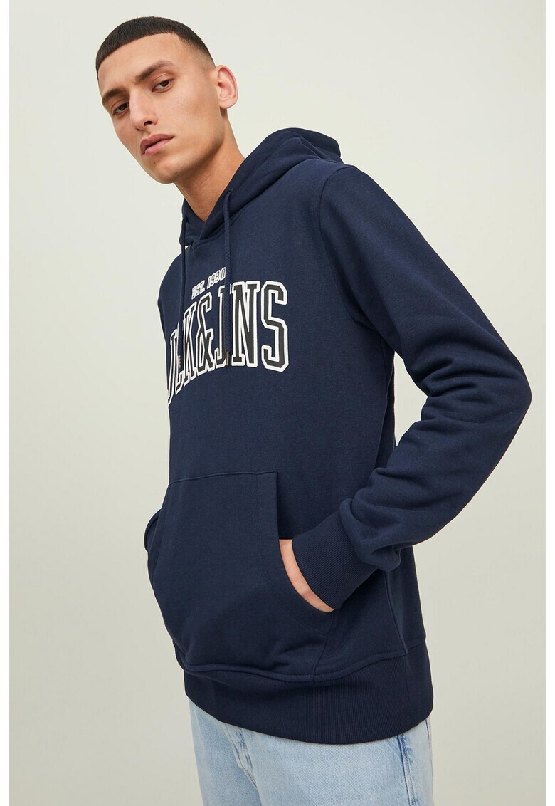 Jack & Jones Худи Cemb с джоб кенгуру - Pepit.bg