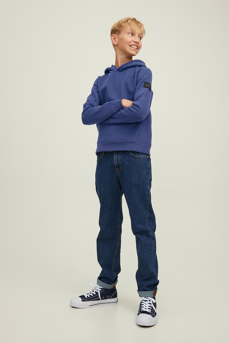Jack & Jones Худи Classic Waffle с джоб кенгуру - Pepit.bg