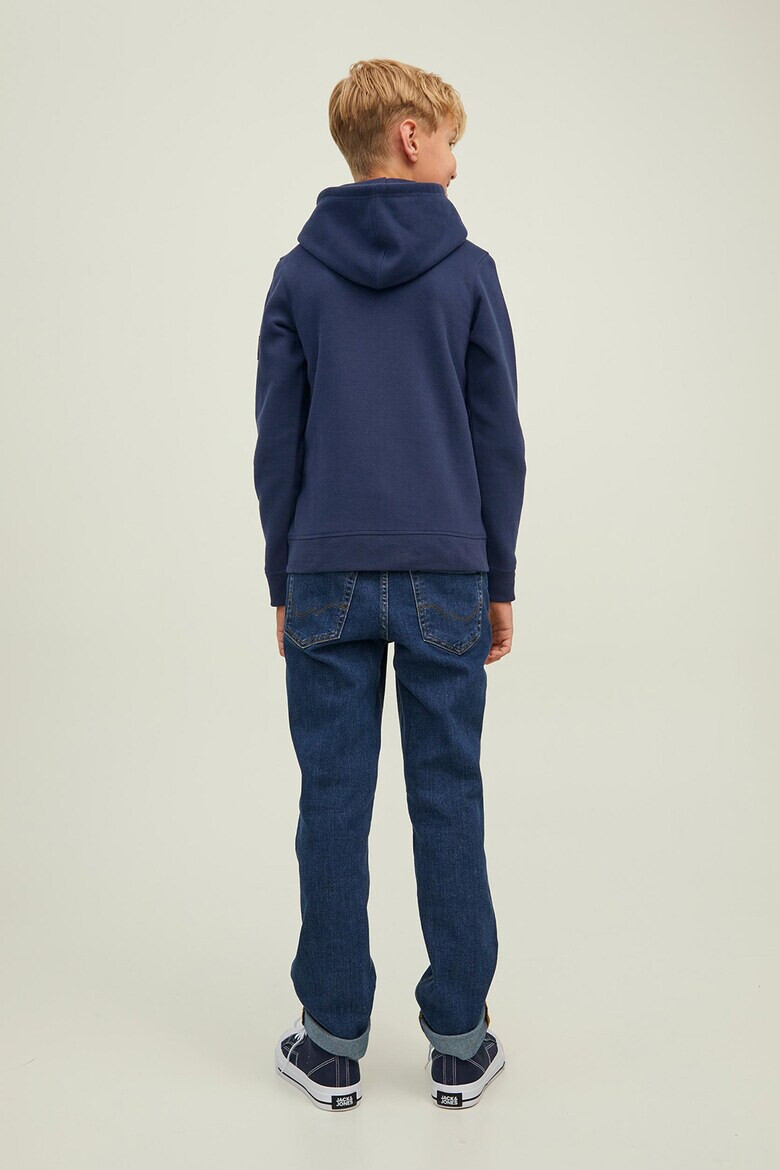 Jack & Jones Худи Classic Waffle с джоб кенгуру - Pepit.bg