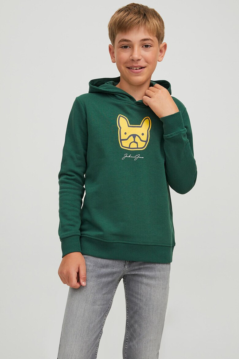 Jack & Jones Худи Comrade с шарка на булдог - Pepit.bg