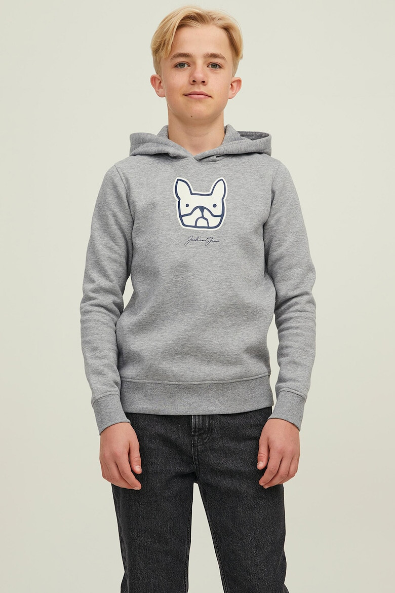 Jack & Jones Худи Comrade с шарка на булдог - Pepit.bg