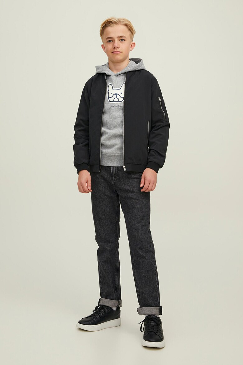 Jack & Jones Худи Comrade с шарка на булдог - Pepit.bg