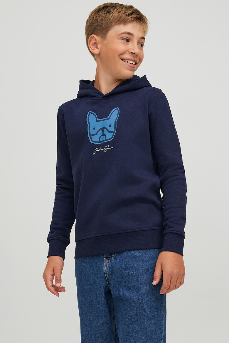 Jack & Jones Худи Comrade с шарка на булдог - Pepit.bg