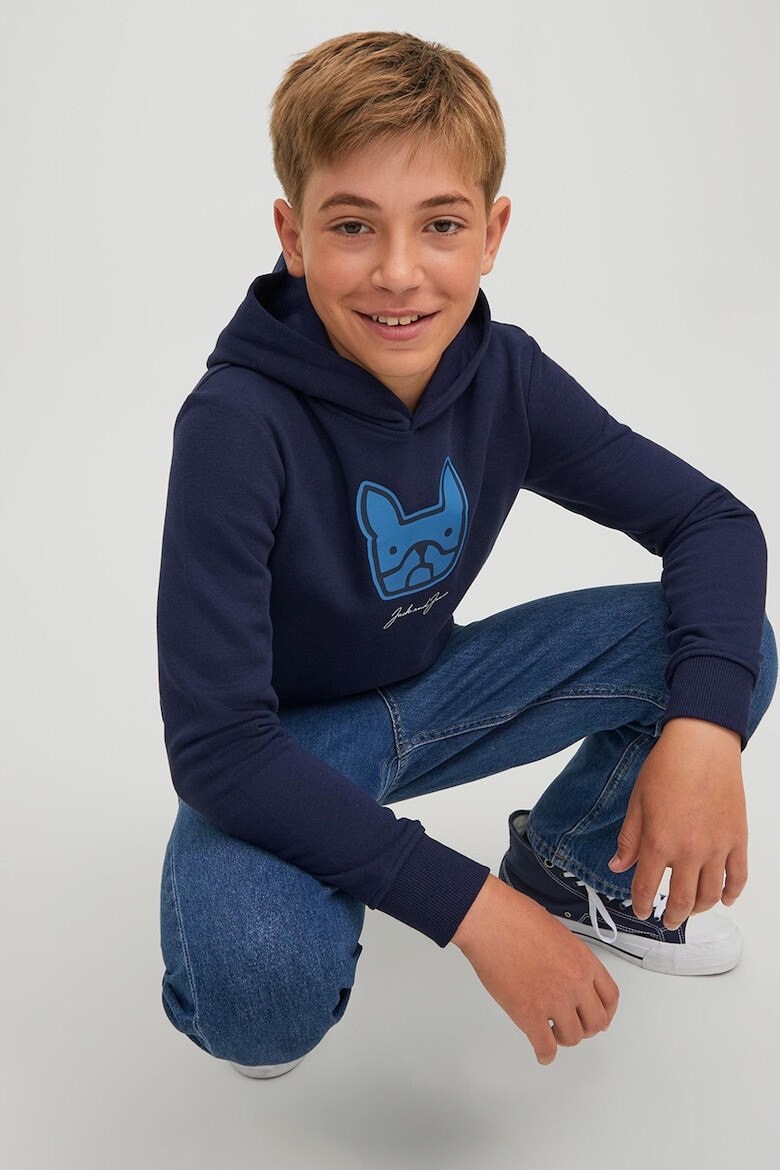 Jack & Jones Худи Comrade с шарка на булдог - Pepit.bg