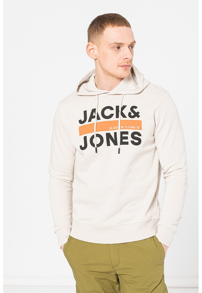 Jack & Jones Худи Dan с памук с лого - Pepit.bg