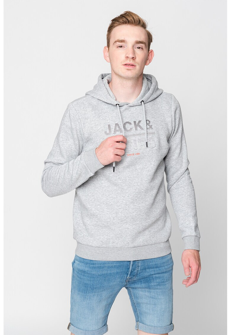 Jack & Jones Худи Gala с лого и релеф - Pepit.bg