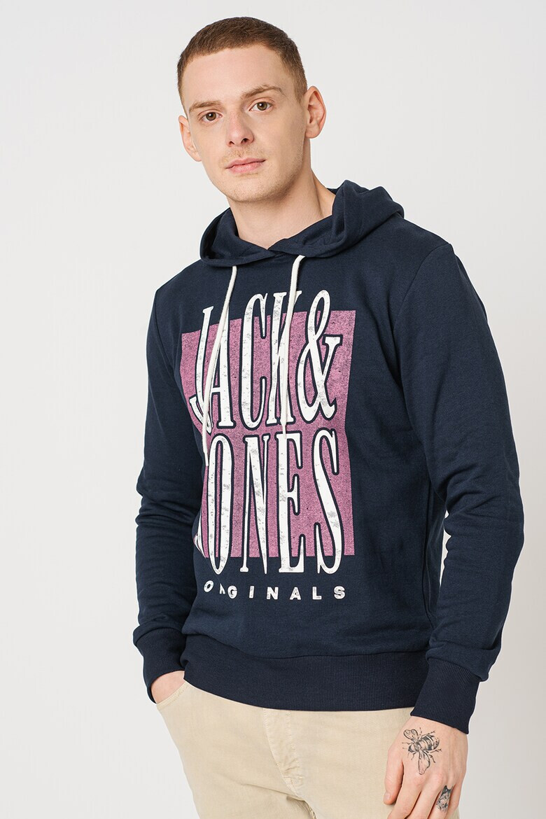Jack & Jones Худи Jarl с лого - Pepit.bg