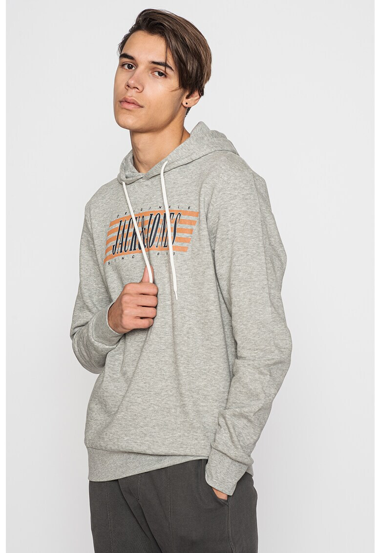Jack & Jones Худи Jarl с лого - Pepit.bg