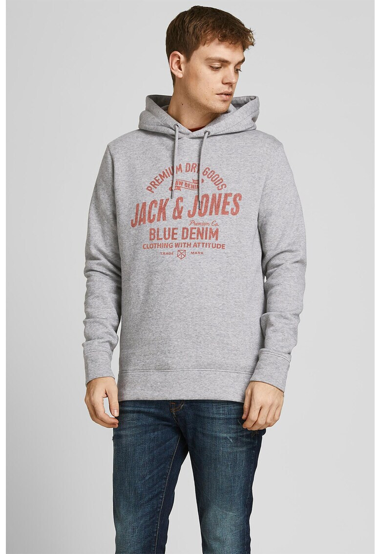 Jack & Jones Худи на лога - Pepit.bg
