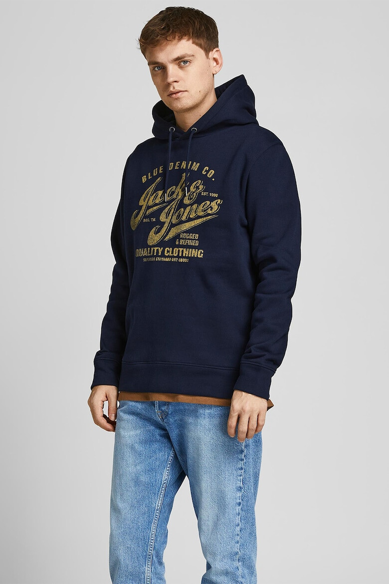 Jack & Jones Худи на лога - Pepit.bg
