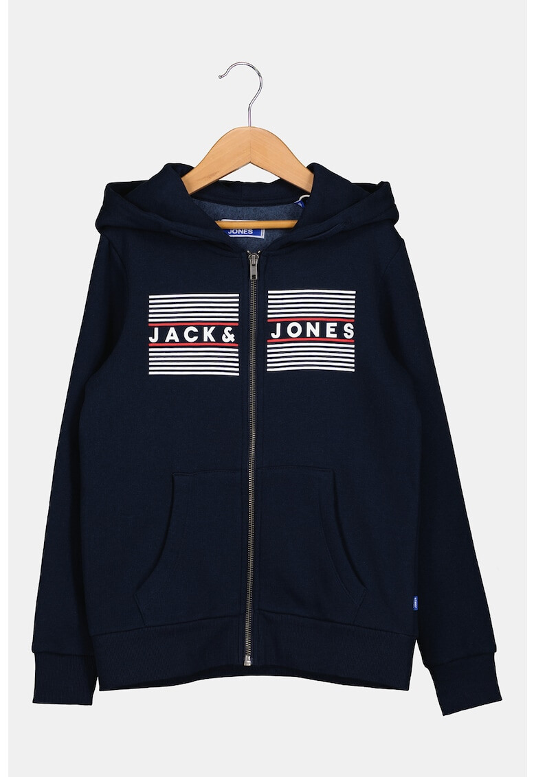 Jack & Jones Худи с цип и 2 външни джоба - Pepit.bg