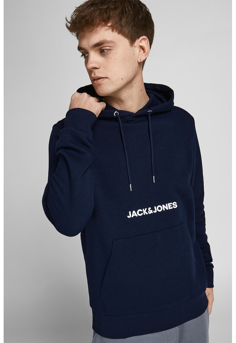 Jack & Jones Худи с джоб кенгуру - Pepit.bg