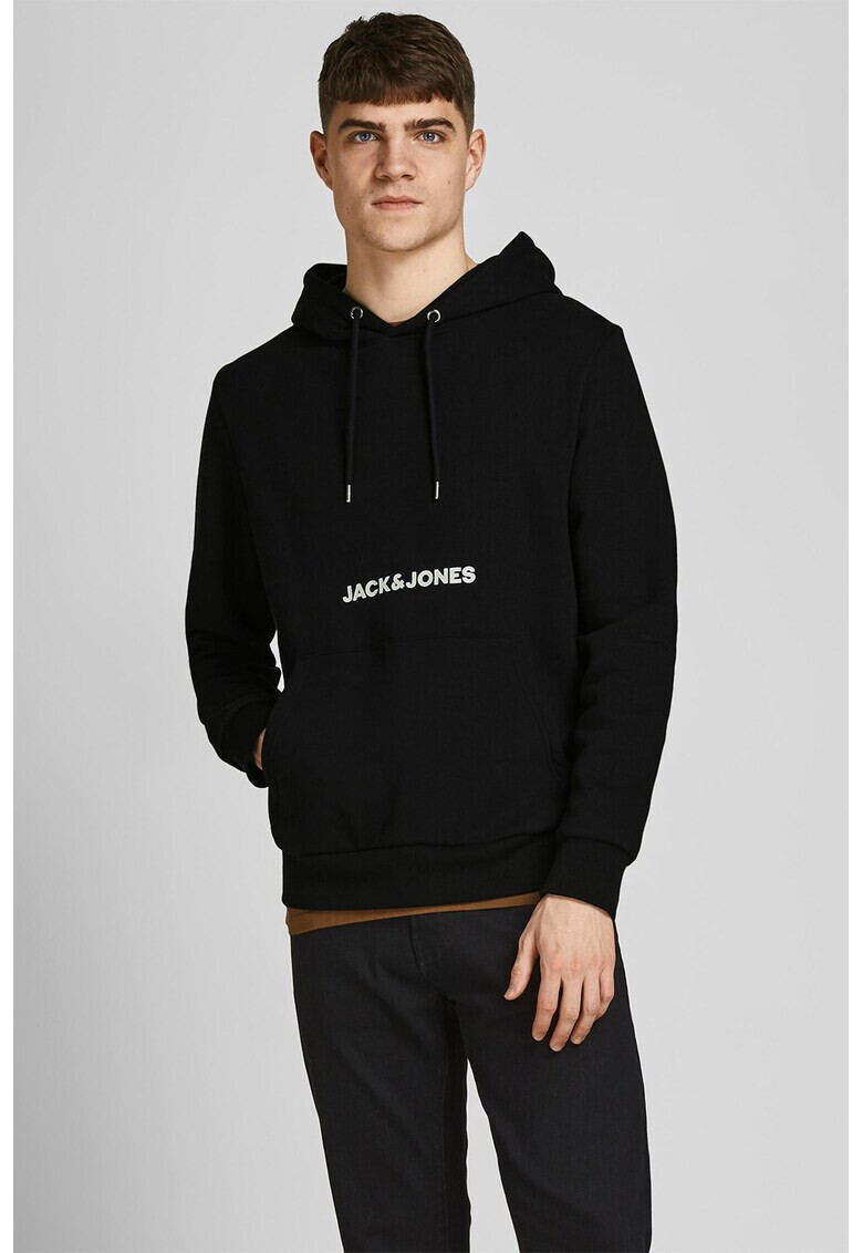 Jack & Jones Худи с джоб кенгуру - Pepit.bg