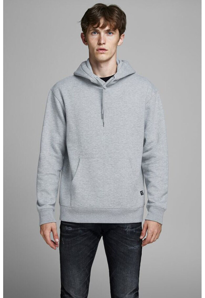 Jack & Jones Худи с джоб тип кенгуру - Pepit.bg