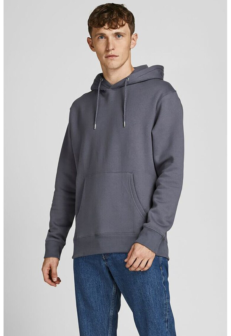 Jack & Jones Худи с джоб тип кенгуру - Pepit.bg