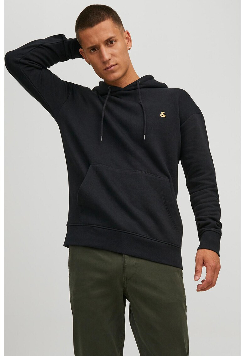 Jack & Jones Худи с джоб тип кенгуру - Pepit.bg