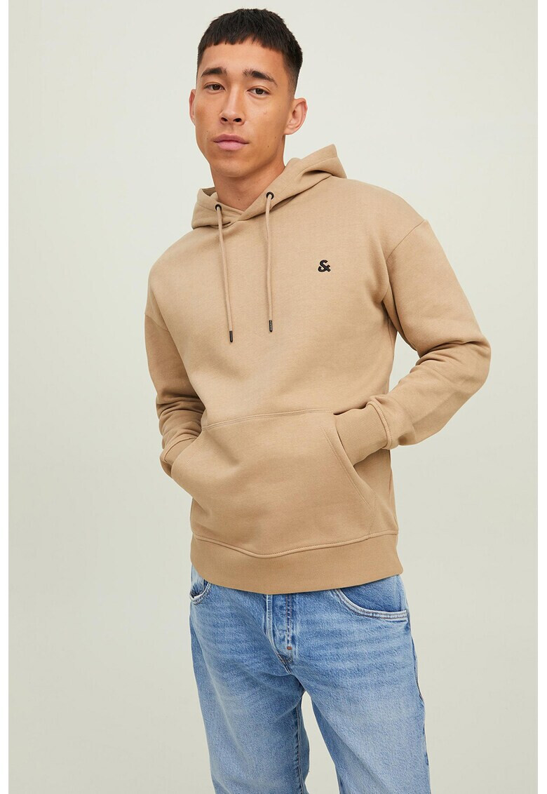 Jack & Jones Худи с джоб тип кенгуру - Pepit.bg