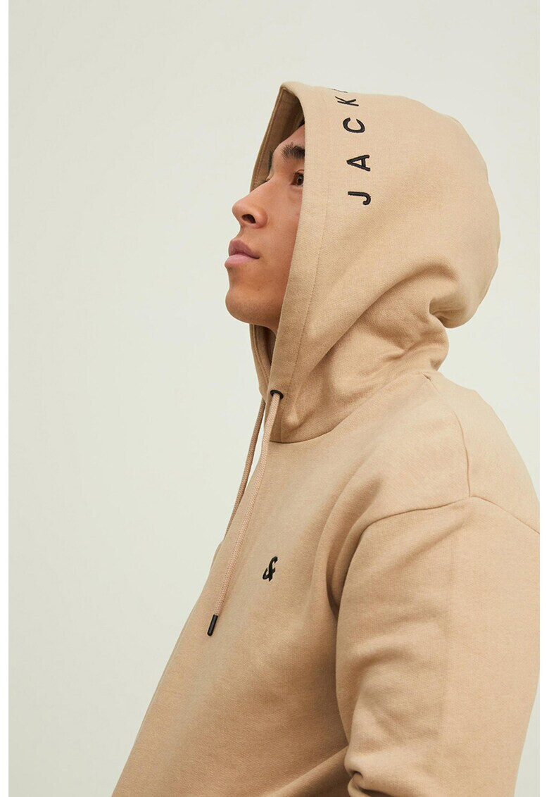 Jack & Jones Худи с джоб тип кенгуру - Pepit.bg
