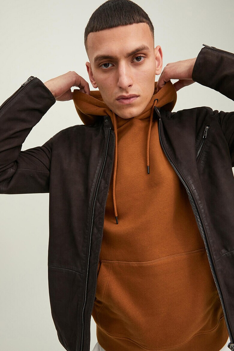 Jack & Jones Худи с джоб тип кенгуру - Pepit.bg