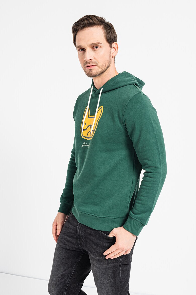 Jack & Jones Худи с фигурална шарка - Pepit.bg