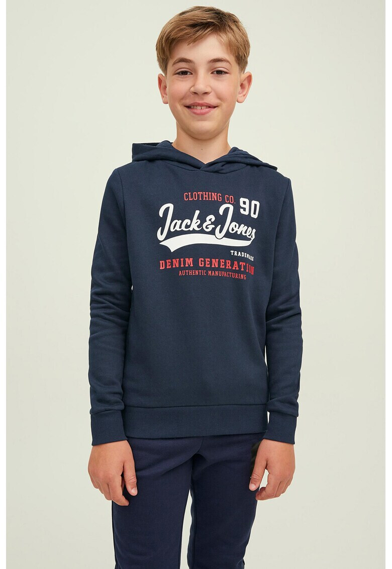 Jack & Jones Худи с контрастно лого - Pepit.bg