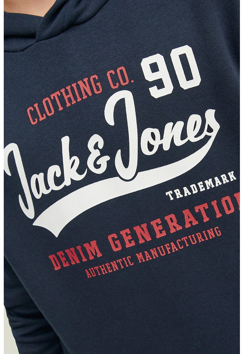 Jack & Jones Худи с контрастно лого - Pepit.bg