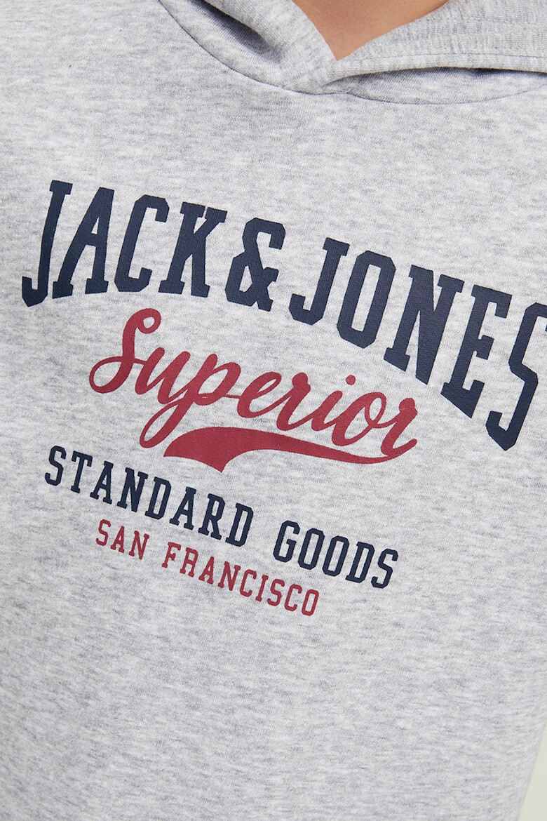 Jack & Jones Худи с контрастно лого - Pepit.bg