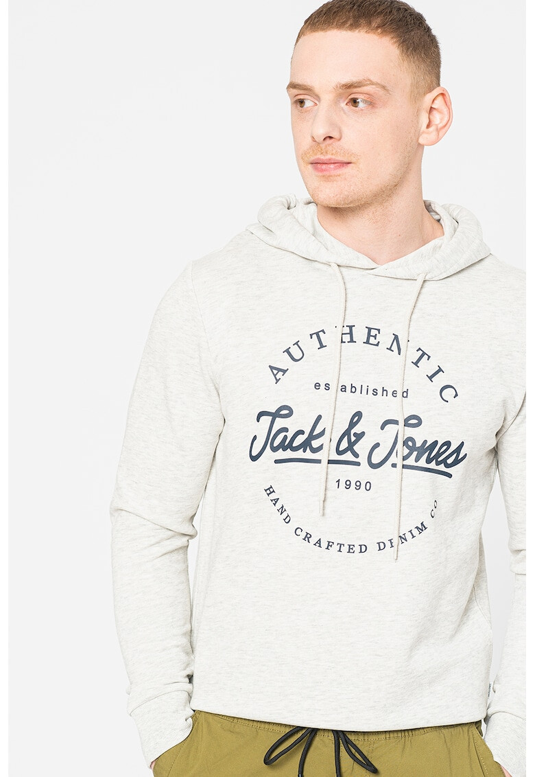 Jack & Jones Худи с лого Dusty - Pepit.bg