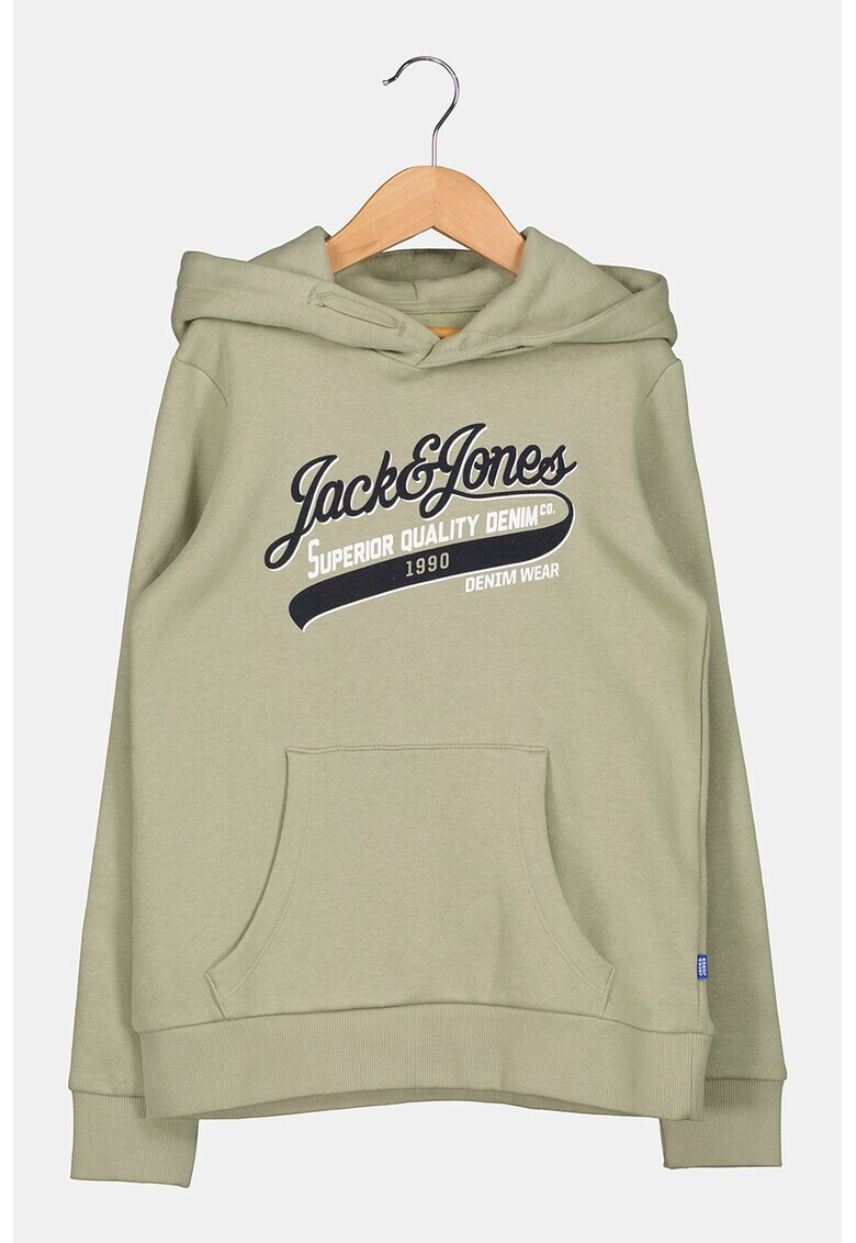 Jack & Jones Худи с лого и джоб кенгуру - Pepit.bg