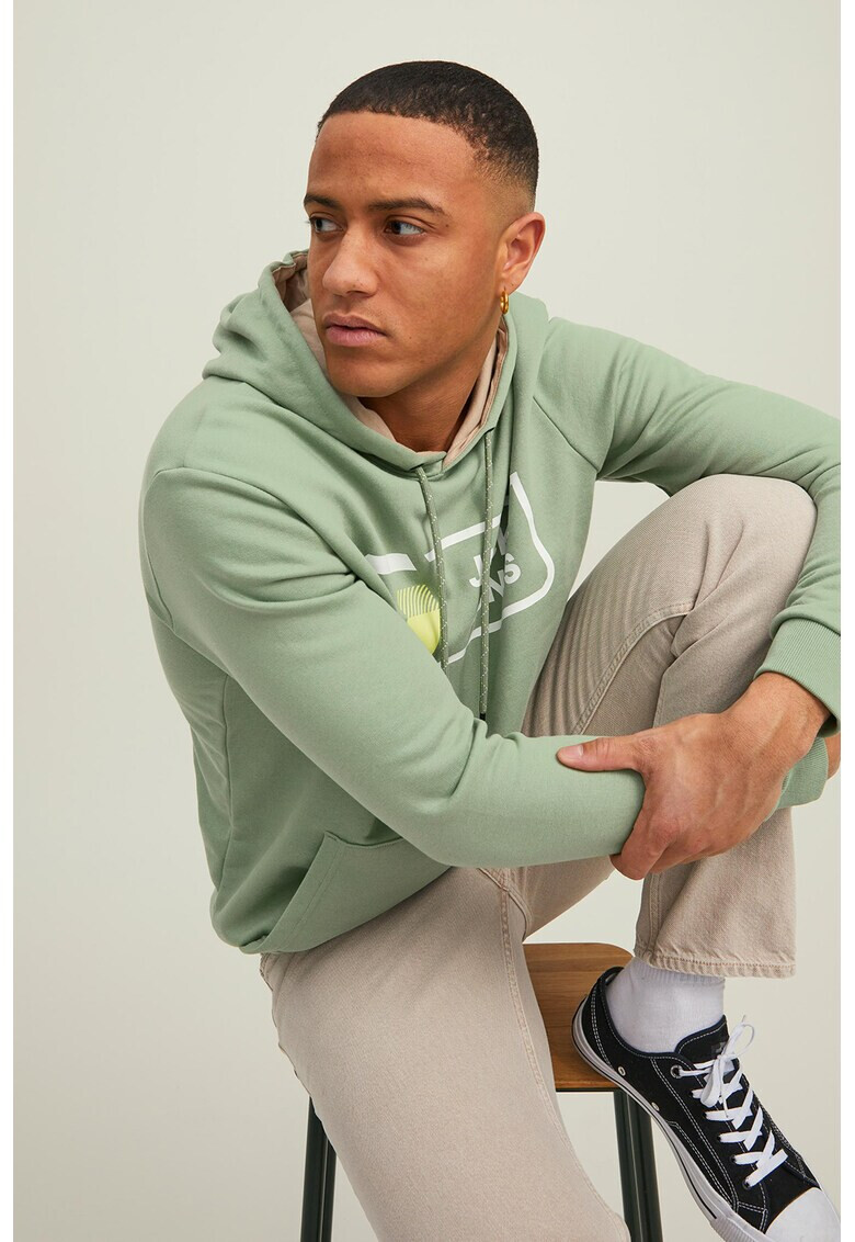Jack & Jones Худи с надпис - Pepit.bg
