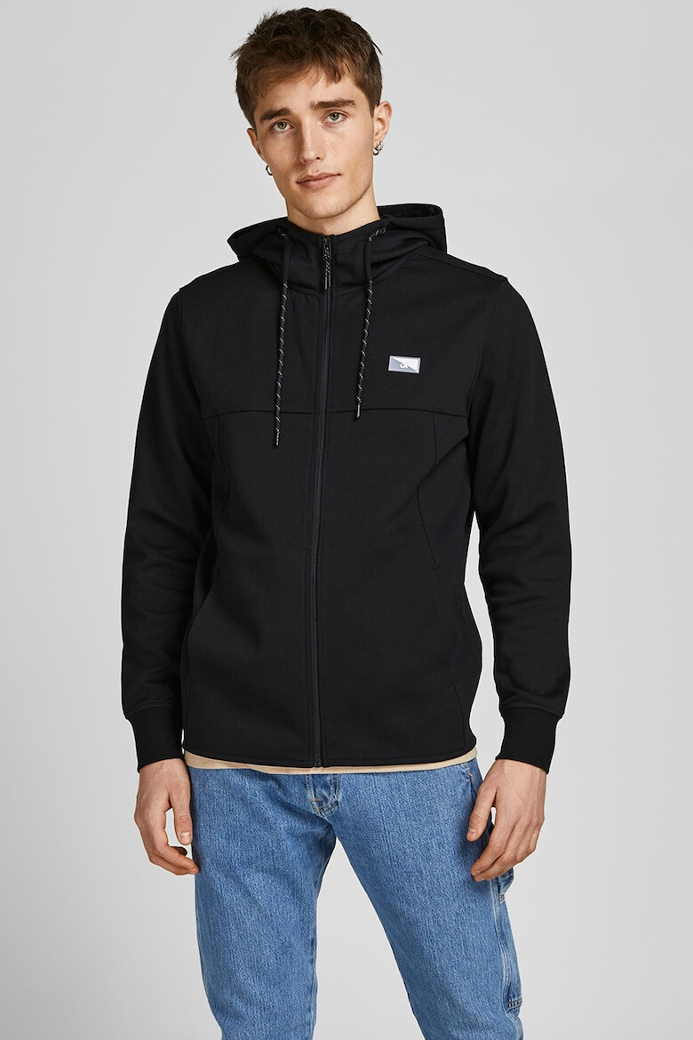 Jack&Jones Jack & Jones Худи с памук с цип - Pepit.bg