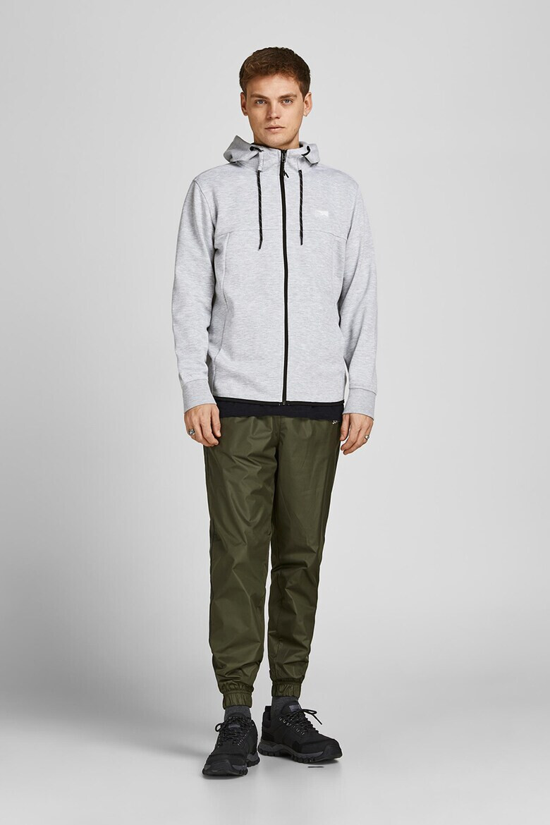 Jack & Jones Худи с памук с цип - Pepit.bg