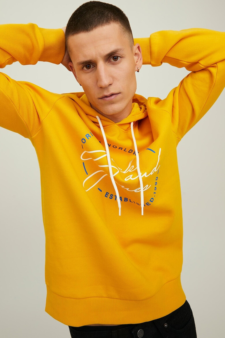 Jack&Jones Jack & Jones Худи с памук с лого - Pepit.bg