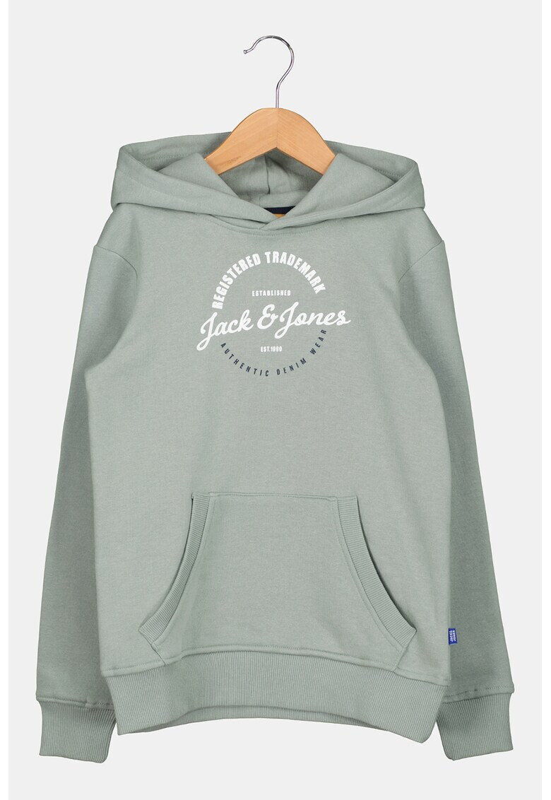 Jack & Jones Худи с щампа и джоб кенгугу - Pepit.bg