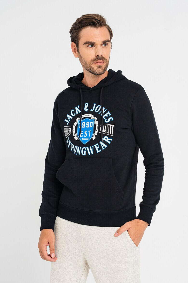 Jack & Jones Худи с щампа отпред - Pepit.bg