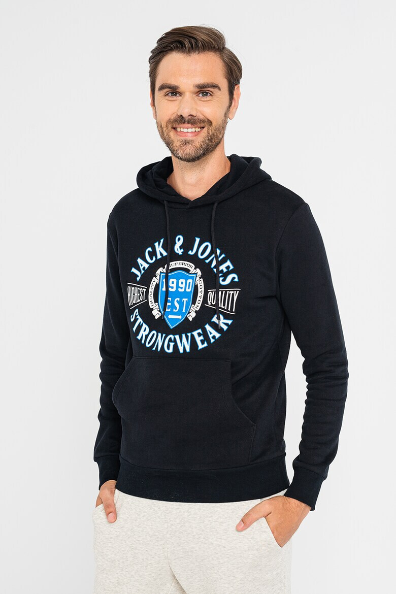 Jack & Jones Худи с щампа отпред - Pepit.bg