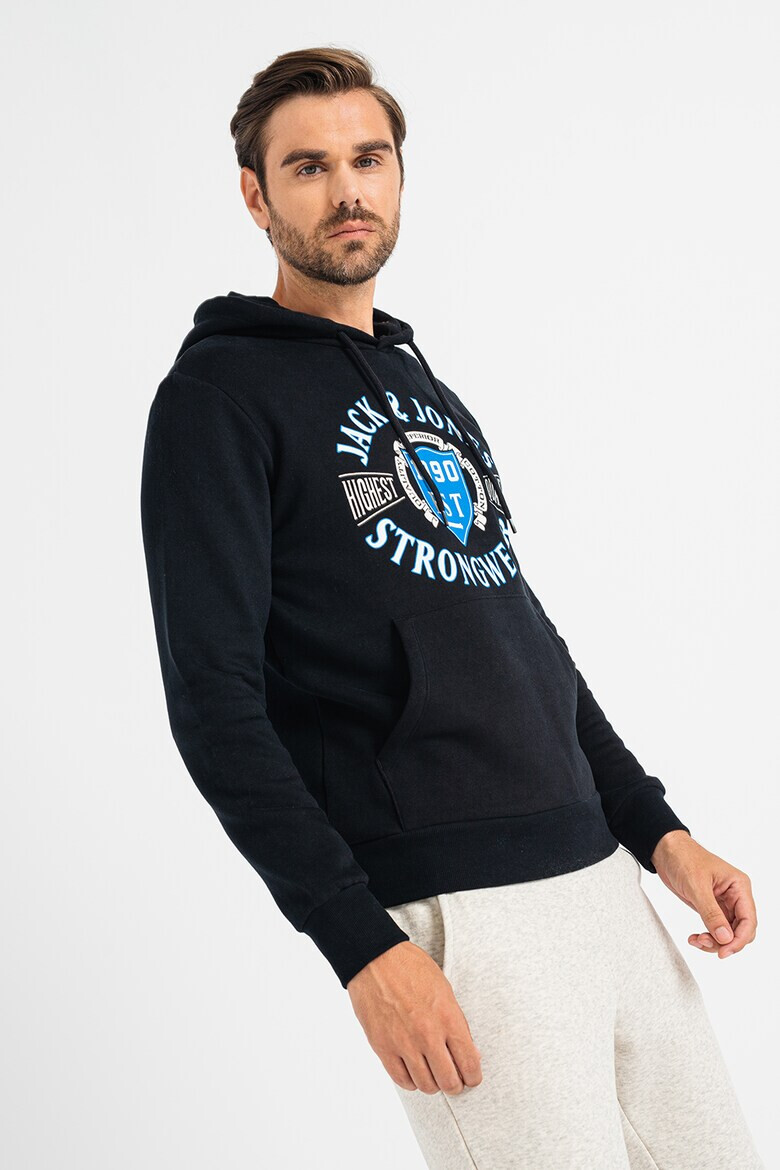Jack & Jones Худи с щампа отпред - Pepit.bg