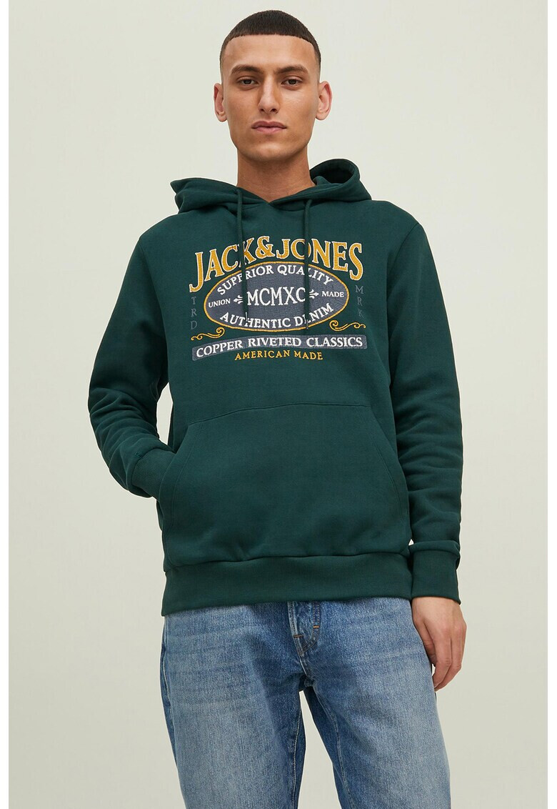 Jack & Jones Худи с щампа отпред - Pepit.bg