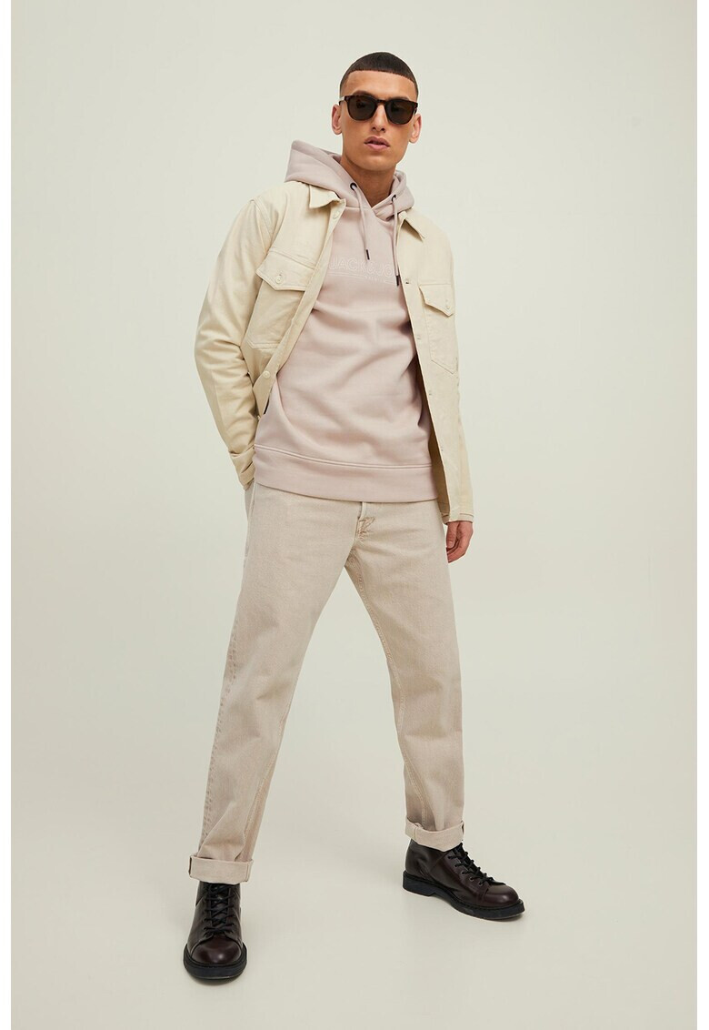 Jack & Jones Худи с връзка и лого - Pepit.bg