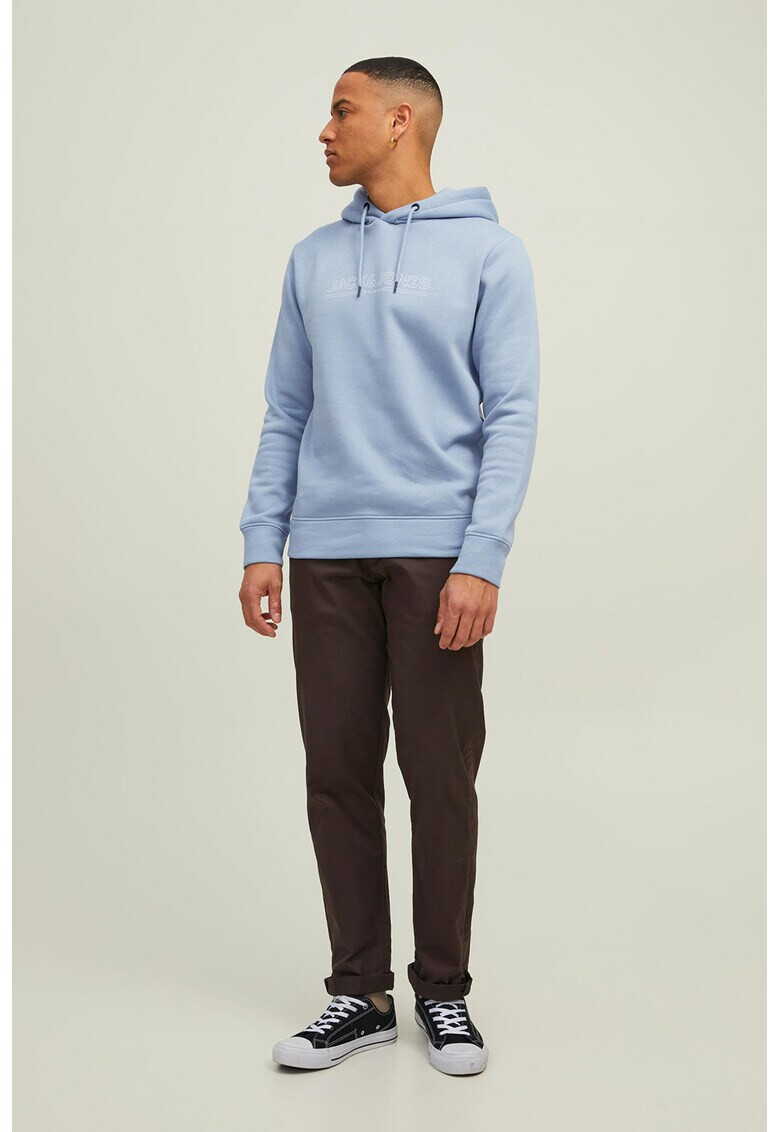 Jack & Jones Худи с връзка и лого - Pepit.bg