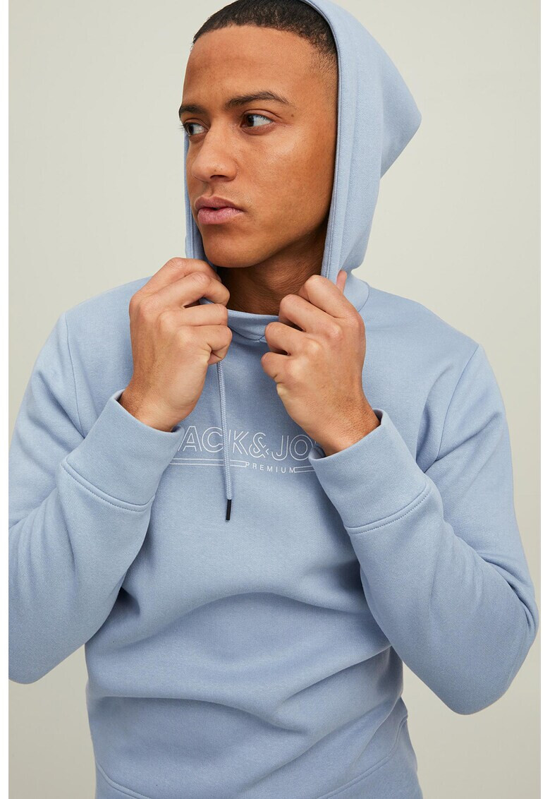 Jack & Jones Худи с връзка и лого - Pepit.bg