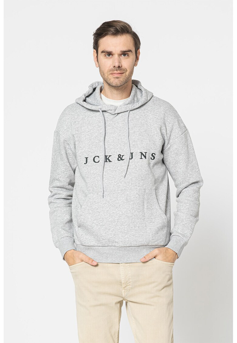 Jack & Jones Худи State с лого - Pepit.bg