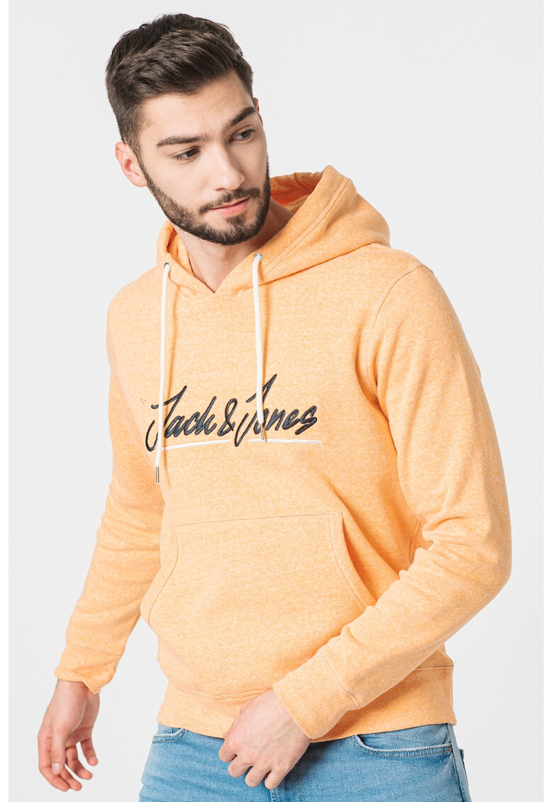 Jack & Jones Худи Tons с бродирано лого и джоб кенгуру - Pepit.bg