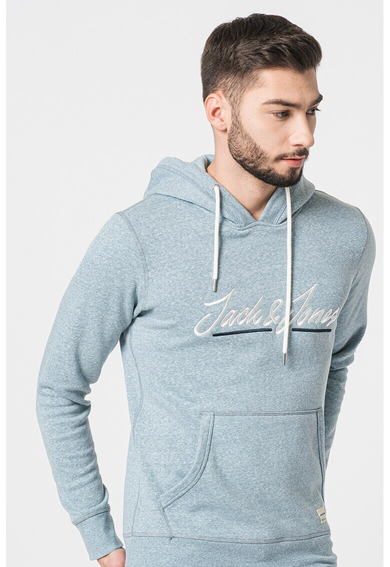 Jack & Jones Худи Tons с бродирано лого и джоб кенгуру - Pepit.bg