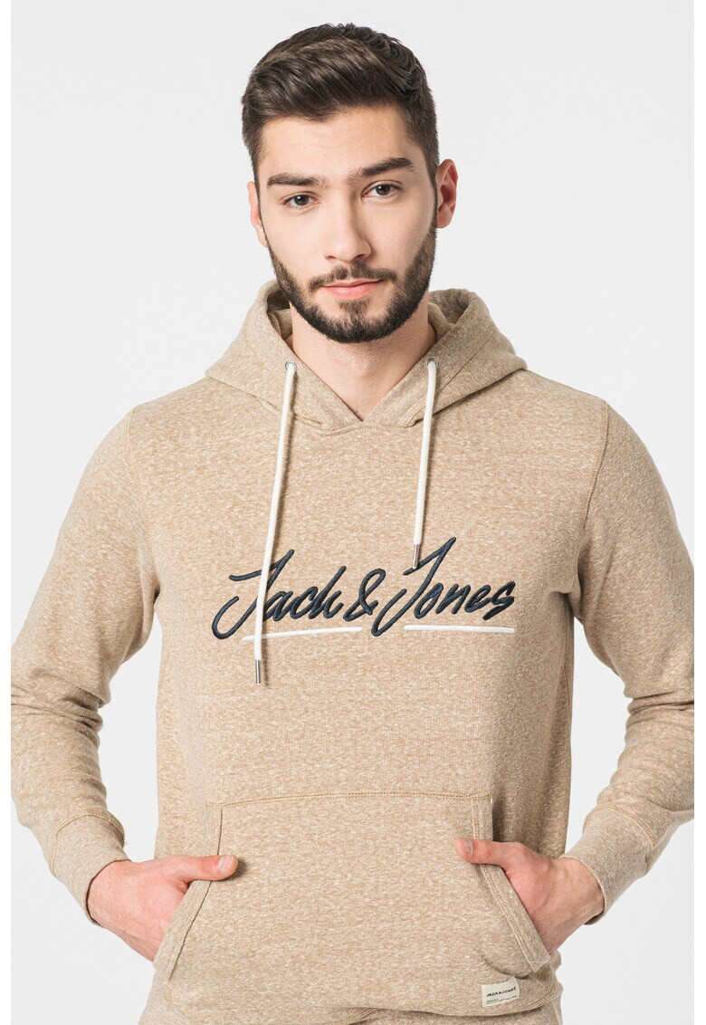 Jack & Jones Худи Tons с бродирано лого и джоб кенгуру - Pepit.bg